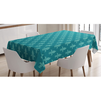 Fleur de Lis Geometric Tablecloth