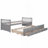 Ajavian Three Drawers Wooden Daybed with Trundle-1561704861-1577153691