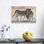 «Wild Zebra Interaction Abstract», art contemporain de paysage zébré contemporain-129007461