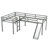 L-Shaped Twin Loft Bed With And Slide, Gray - Maximize Bedroom Comfort Style Slide Build A Luxurious-1563261120