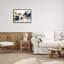 Impression sur toile bleu marine et or-93926155-93926156