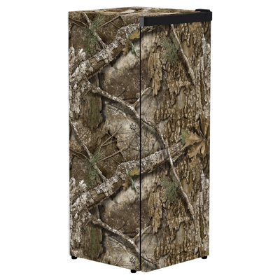 7 Cu Ft Camouflage Upright Freezer, Manual Defrost EvenTemp Cooling Freezer with Reversible Door, Adjustable Temp Control Quiet Freezer for Garage Hunting Game Meat Storage