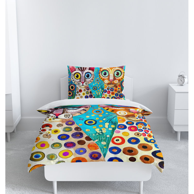 Modern & Contemporary Polyester Duvet Cover, Queen Duvet Cover + 2 Queen Shams