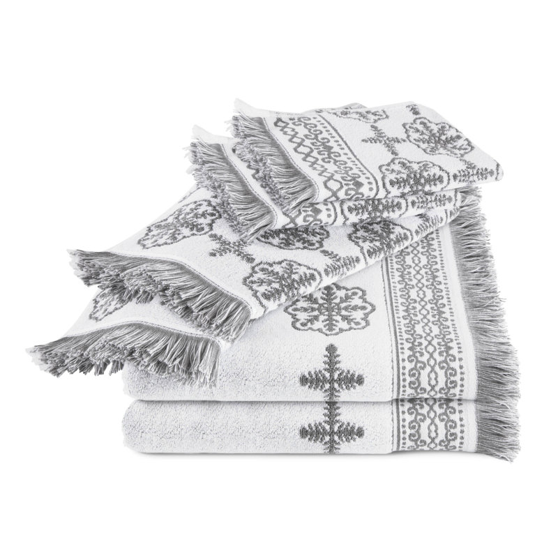 Martex Snowflake 6-Piece Towel Set