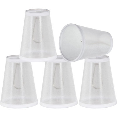 Abat-jour empire en polyester blanc H 5 po x l 4 po Evnika