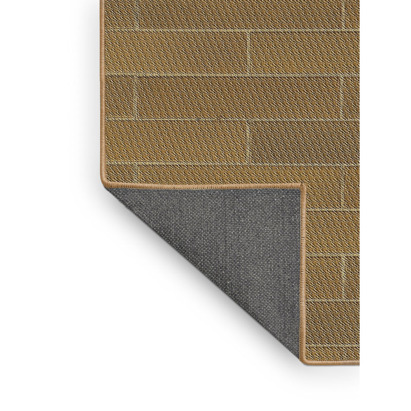 Tapis brun à motif géométrique Schaible, Rectangle 8 pi x 10 pi