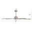 60 po Ventilateur de plafond 6 pales double face en contreplaqué argent et bois flottant avec télécommande DC, nickel sable-444720988-444720986