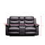 Fauteuils inclinables de luxe avec console, matériau PU, style moderne pour la maison