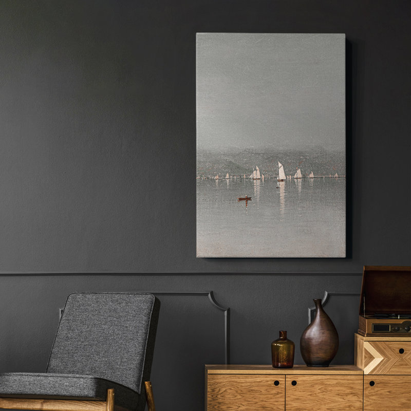 Impression nautique rétro sur toile XXXVI, Toile tendue, H 49 po x l 33 po