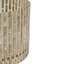 Abat-jour tambour 7,1 "en beige / brun