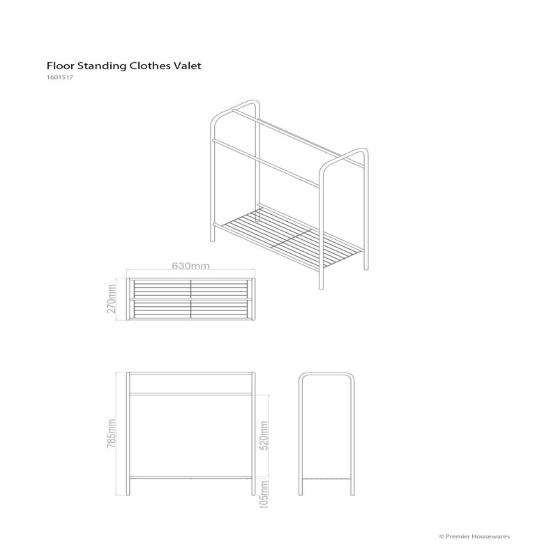 3 Freestanding Towel Stand