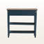 Console Flora, à un tiroir, brun / bleu Flora 29,68 po x l 31,2 po x P 9,82 po Flora
