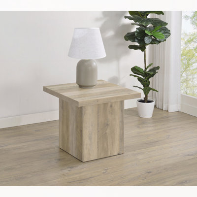 Table de bout en pin vieilli