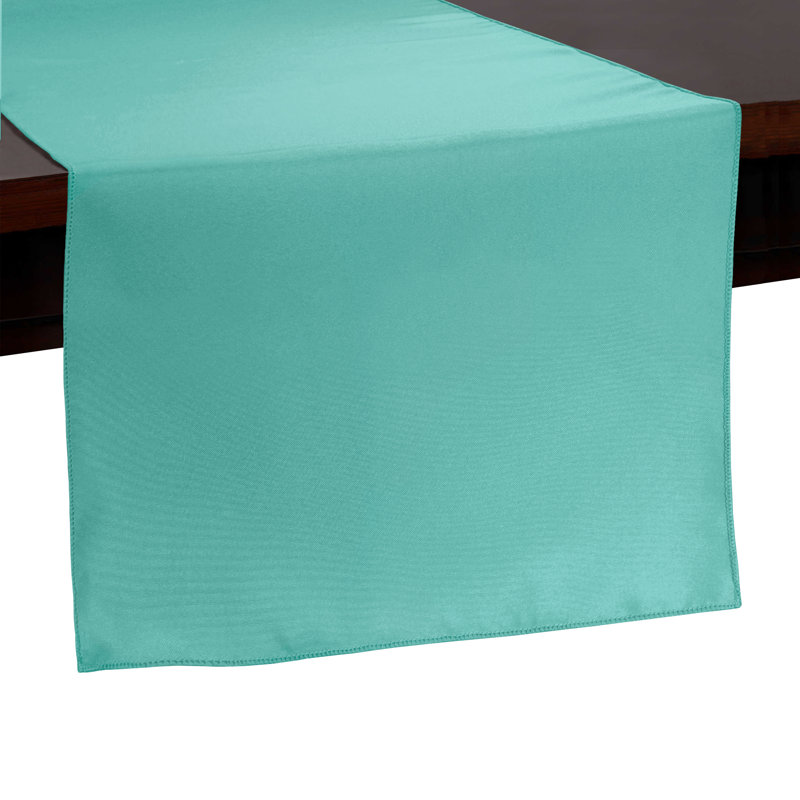 Eider & Ivory™ - Basic Polyester1, 1, 54" x 14", Aqua Blue