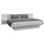 Lit plateforme avec tête de lit et tables de chevet Katsuki (2) - Assemblage facile, aucun sommier requis-113768066-112681193