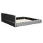 Très grand lit plateforme tapissier avec tissu épais-146093695