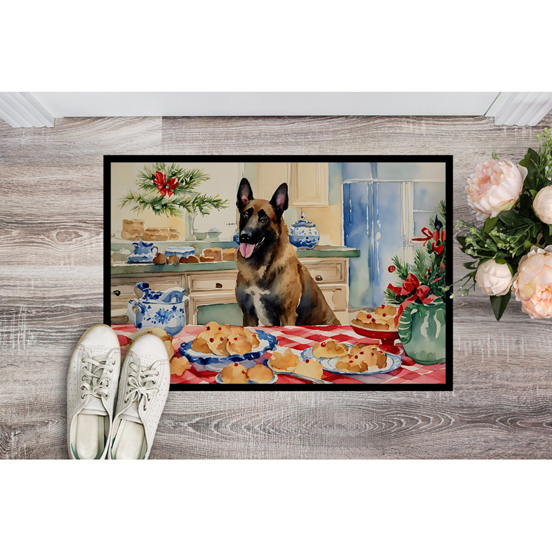Paillasson belge Malinois Junya DAC3727, L 18 po x L 27 po
