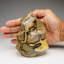 Polished Septarian Flame Freeform From Madagascar (2.1 Lbs)