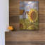 «Sunflower & Cottage Scenic View» par Cathy Horvath-Buchanan, art mural en métal-478393338