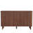 Modern Buffet Sideboard Cabinet with Spacious Storage and Elegant Semicircle-Patterned Doors, Perfect for Contemporary Homes-1288728706