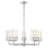 Nailwell 5 - Light Steel Dimmable Classic / Traditional Chandelier-27063584-100090160