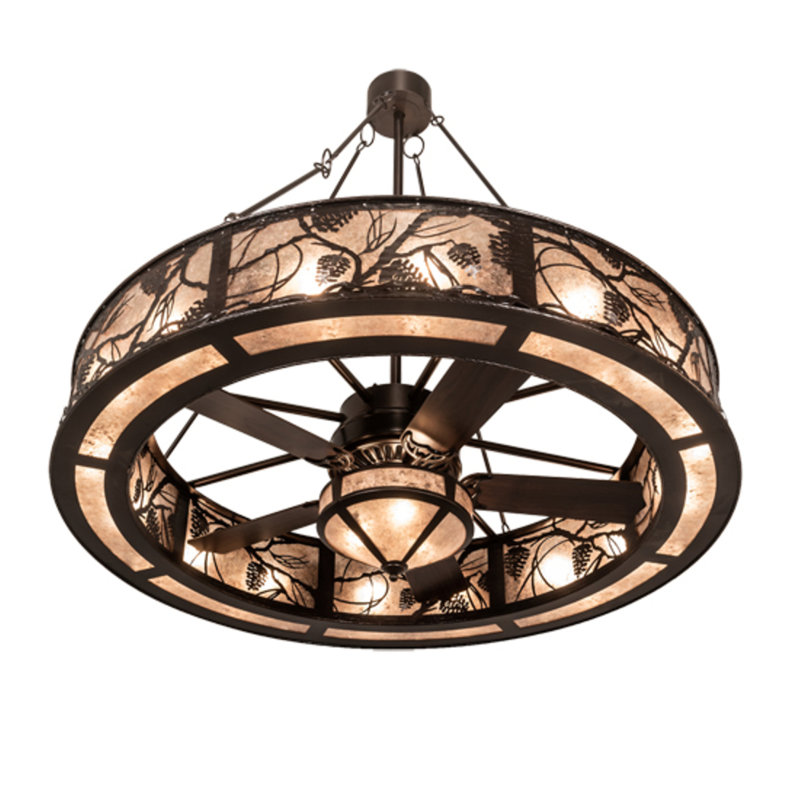 Whispering Pines Downrod Ceiling Fan