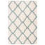 Tapis géométrique ivoire / écume de mer-1605313416