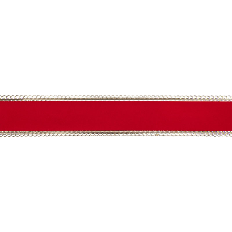 2.5'' Abstract Velvet Ribbon