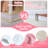 Kids Play Tents for Girls, Indoor / Outdoor Play House, Large Fairy Playhouse for Kids Princess Castle Tent Gift Toys for Girl Toddler Children(Pink)