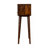Solid Wood Mini Console Table, 2-Drawers, 1 Open Slot, Brown