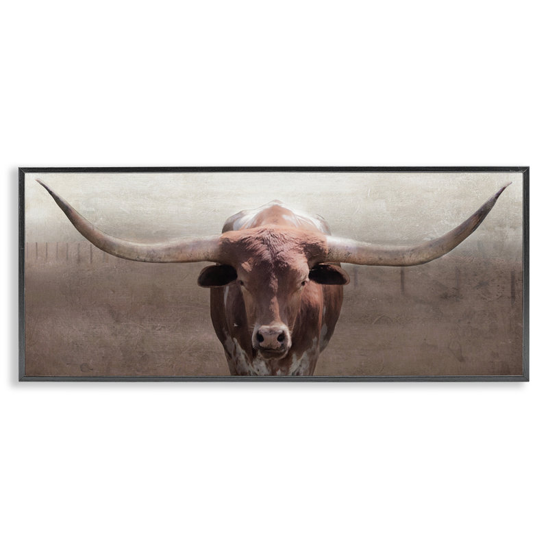 Giclée rustique encadrée, design par Carol Robinson, H 10 po x l 24 po, Giclée encadrée noir minuit