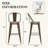 High Back Metal Counter And Bar Stools-1724961691-1724961687