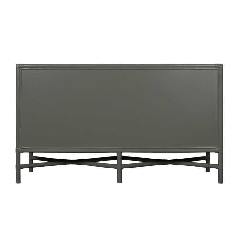 Venice 4 Drawers 54" W Double Dresser, Evergreen