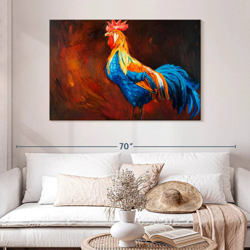 Poulet Brampt Rooster, H 32 po x l 48 po