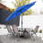 Simion 3 Piece Rattan Seating Group with Patio Umbrella-1296769534-1296769529
