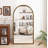 Iron Arch Retro Full Length Mirror With Supporting Feet, For Living Room, Bedroom,-1015713185