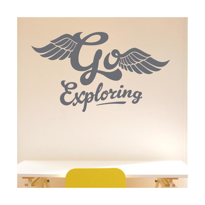 Wall Decal, Light Blue, Medium