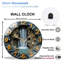 Horloge murale 12 po