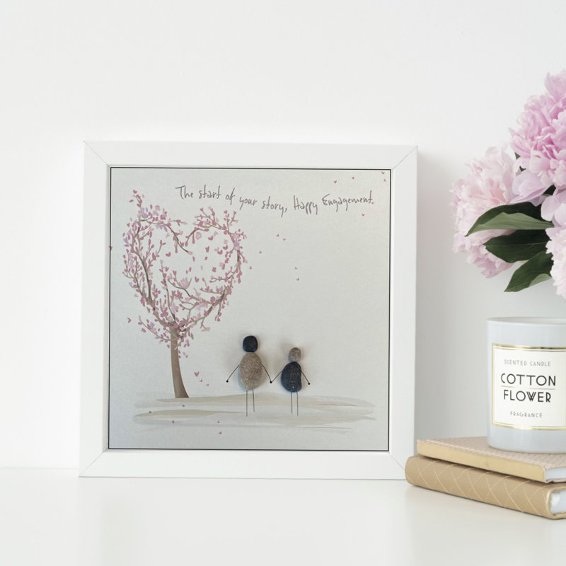 Happy Engagement - Single Picture Frame Print