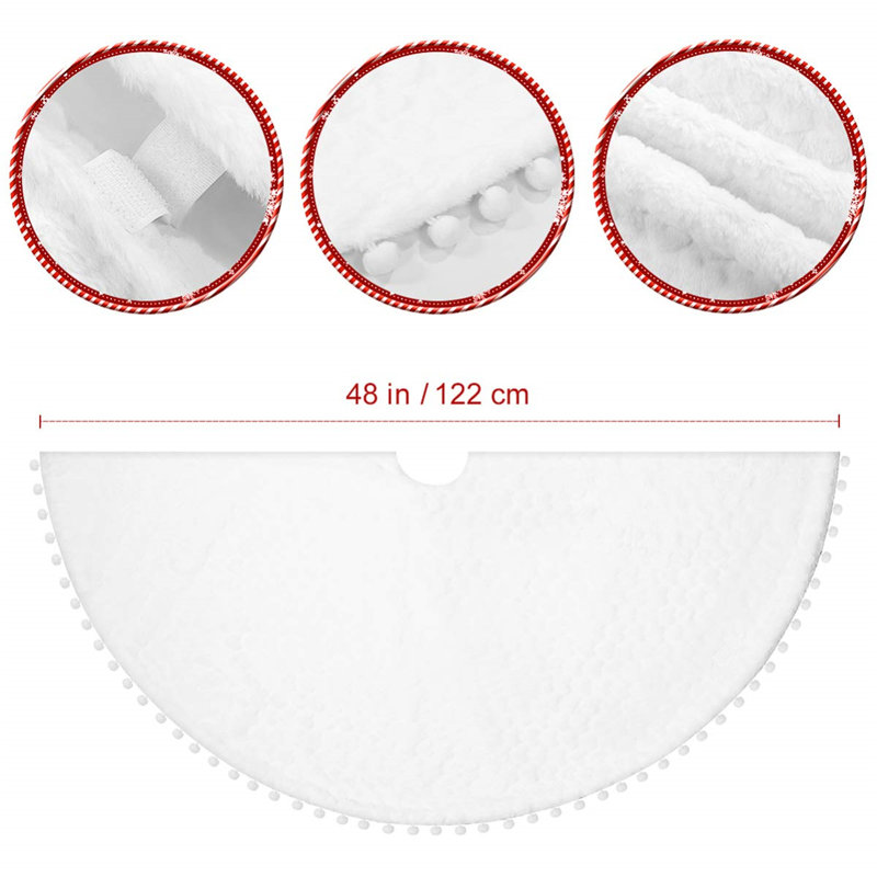 Annkathrin Faux Fur Tree Skirt