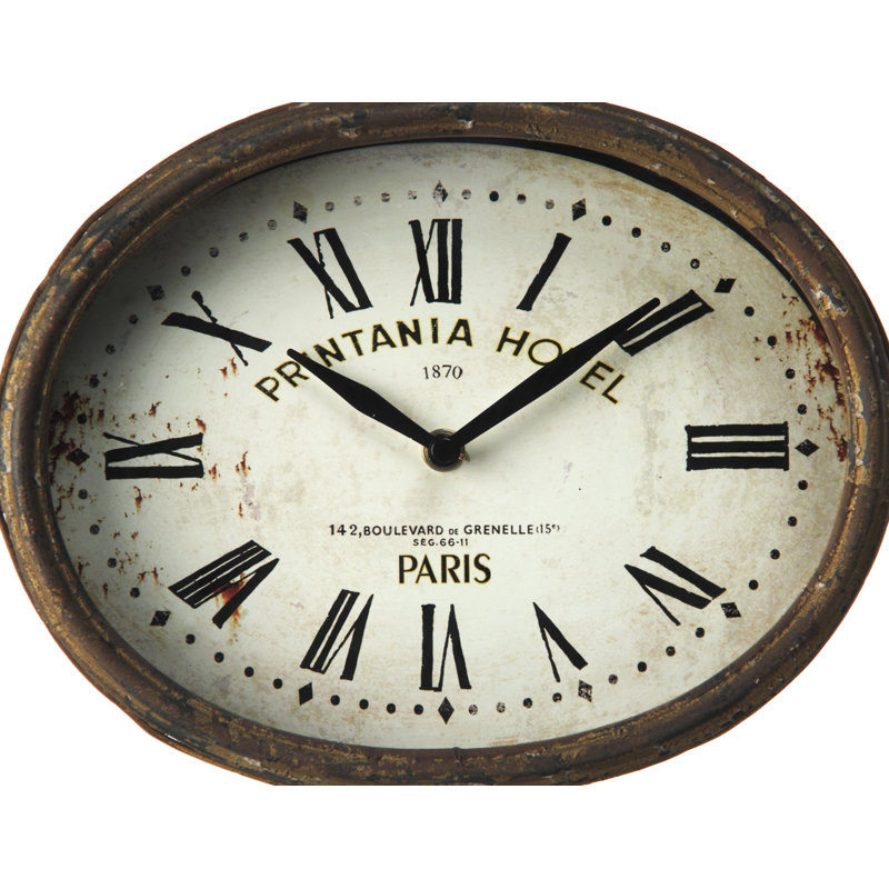 Metal Analog Wall Clock