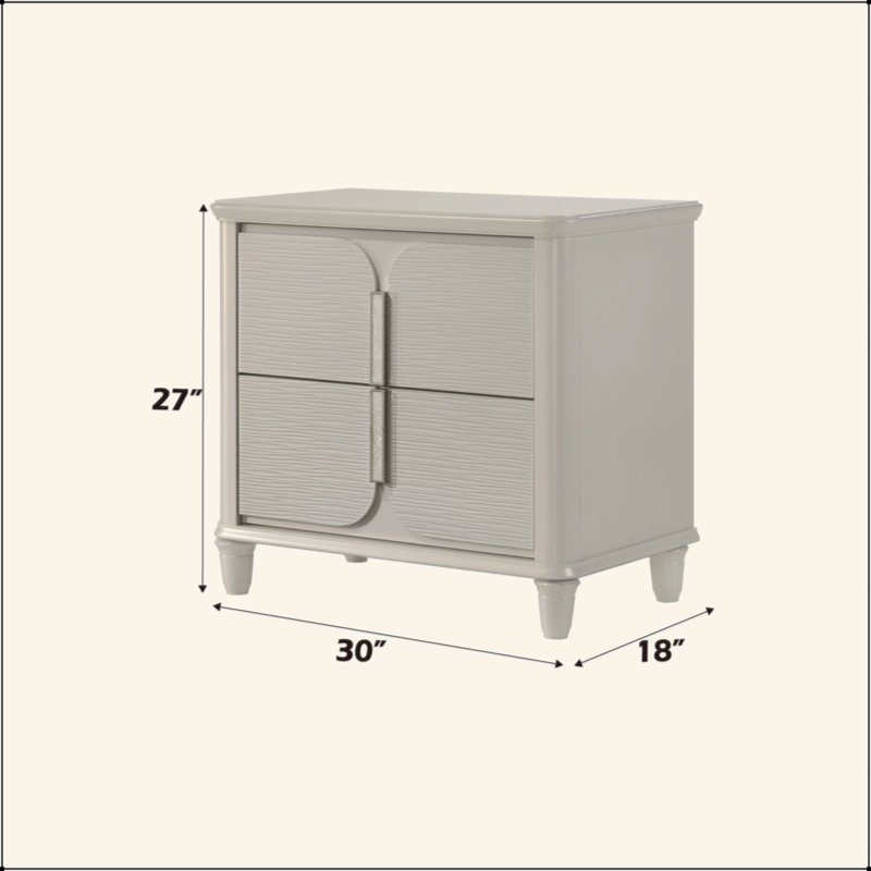Table de chevet polyvalente et élégante pour l'organisation et la mise en valeur de la chambre à coucher