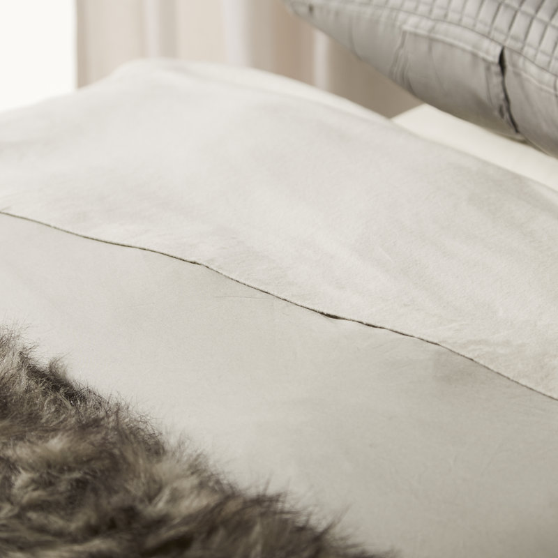 Rayon from Bamboo-Cotton Bedding Cotton Blend Pillowcase, King, White
