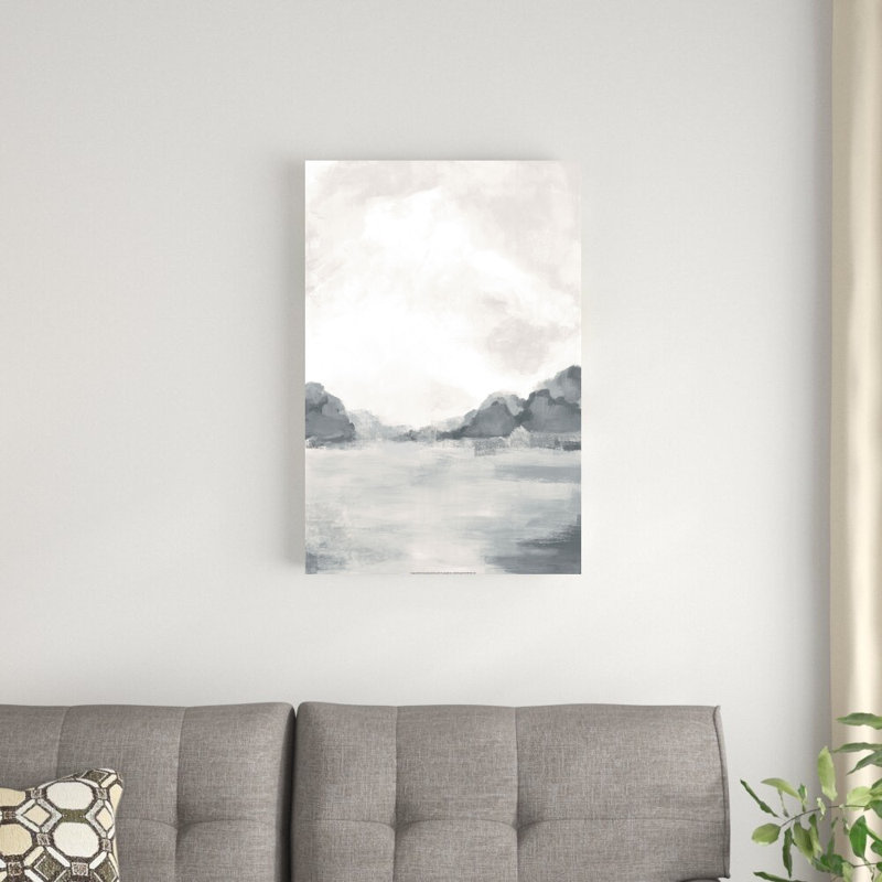 «Blue Landscape», reproduction sur toile, H 30 po x l 20 po
