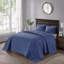 Ensemble de couvre-lit réversible bleu marine-127671305-127671307