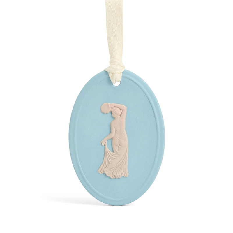 Festive 0.28'' Handmade Stoneware Holiday Shaped Ornament
