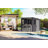   Suncast 8 ft x 7 ft D Resin Storage Shed with Bar and Canopy, Made in the USA