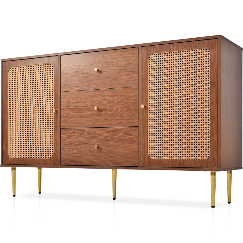 Aliliana Wicker 58.5cm W 3 - Drawer Chest of Drawers