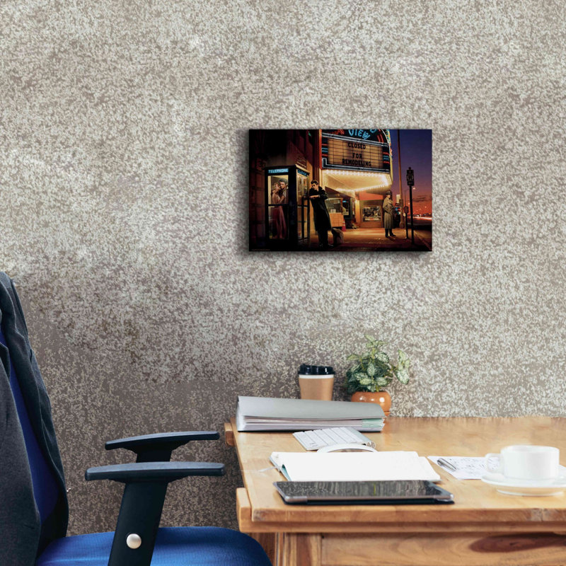 «Midnight Matinee» par Chris Consani, art mural sur toile, H 12 po x l 18 po x P 0,75 po
