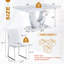 Dining Table set with PU Leather Upholstered Chairs-1348940414-1348940401-1356503120